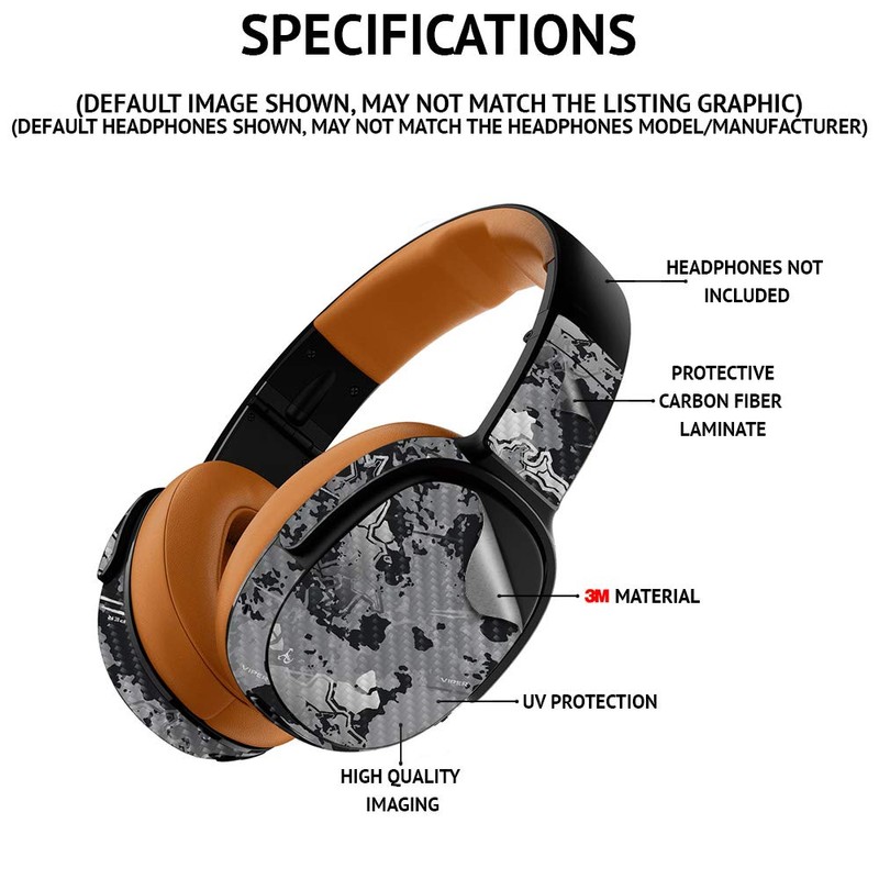 MightySkins Carbon Fiber Skin Compatible with Skullcandy Crusher ANC 2