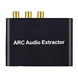 Peakloong -Compatible ARC Audio Extractor ARC toSPDIF Coaxial Stereo 3.5mm Jack -Compatible ARC Adapter Audio Converter