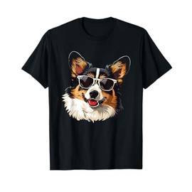 Cardigan Welsh Corgi Dog Sunglasses T-Shirt