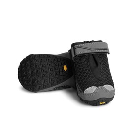 Ruffwear, Grip Trex Dog Shoes, Non-Slip Boots for Hot Pavement & Snow, Weatherproof Paw Protection with Breathable Mesh, Rugged Sole for Hiking, Obsidian Black, 2.25"