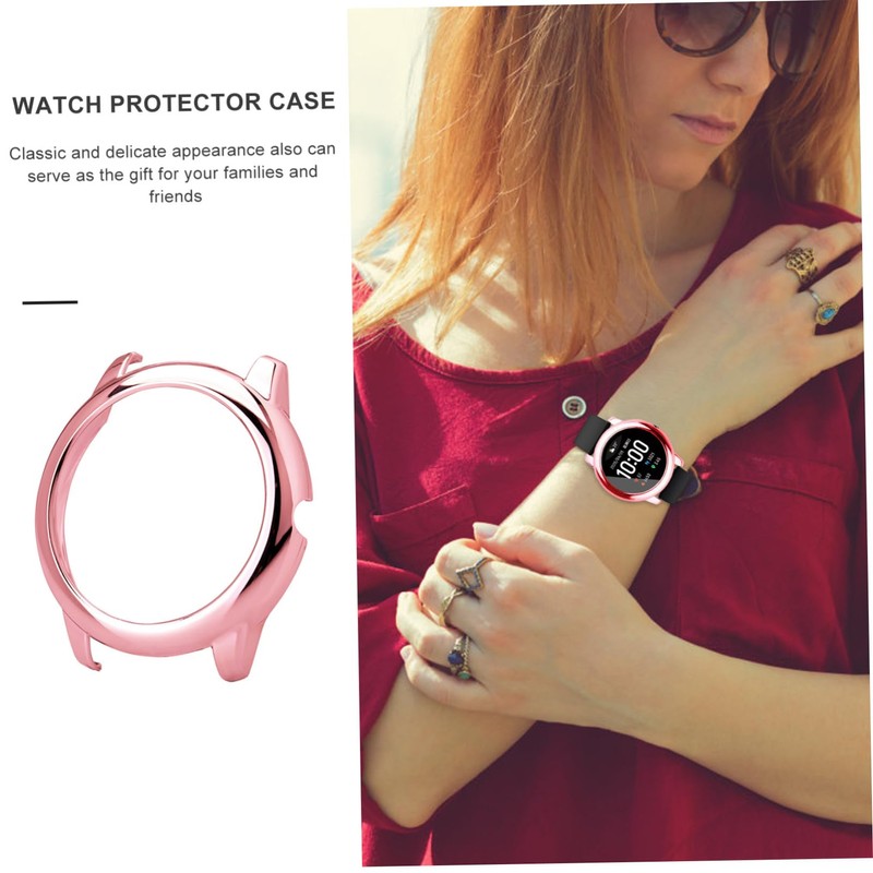 SHINEOFI 1Pc Frame Watch Case Compatible with Haylou Solar Durable