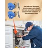 Water Leak Shut Off Valve System for 1/2 Inch Pipes,