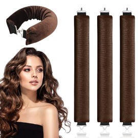 3pcs Rizadores De Pelo Sin Calor, Heatless Curls, Tubos para Peinar el Cabello para Dormir