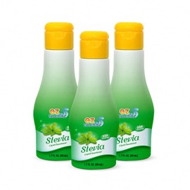 EZ-Sweetz De-bittered Stevia (1.7oz - Liquid Sweetener 330| 3Pack)