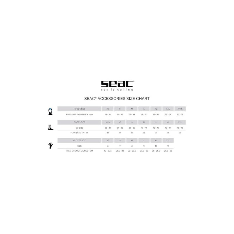 SEAC Amara Comfort Guanti da Sub in Neoprene da 1.5