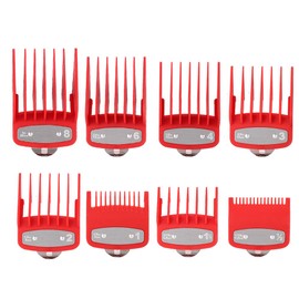 Electric Hair Cutter Limit Comb Set Gradient Carving Caliper Fine Cut Round Combsred