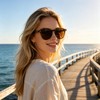 3 Piezas Gafas Luz Azul UV400 Cuadradas Retro Incluye Negro