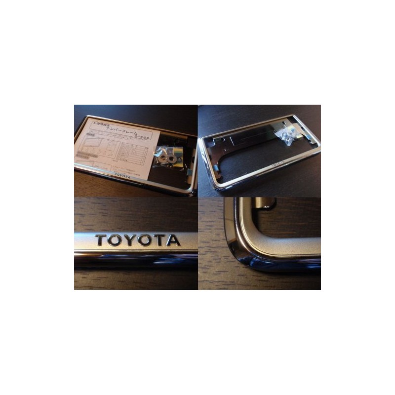 GENUINE Toyota License Plate Frame Rear Mounting Kit (/Combination specification)