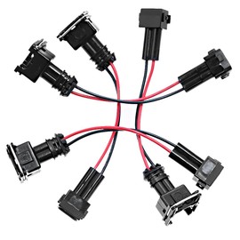 Adaptador de inyector de combustible OBD2 a OBD1 EV1, arnés de conversión de repuesto para Honda Acura