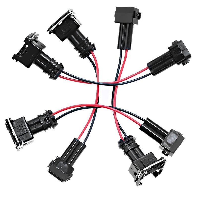 Adaptador de inyector de combustible OBD2 a OBD1 EV1, arnés