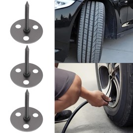 ECSiNG 50PCS Tire Puncture Nails Spikes Anti-Theft Security Car Vehicle Auto Puncture Nail Diameter 25mm Nail Length 30mm for Cars Trucks Dark Gray