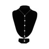 Pearl Pendant Necklaces for Women Long Y Lariat Chain Necklace