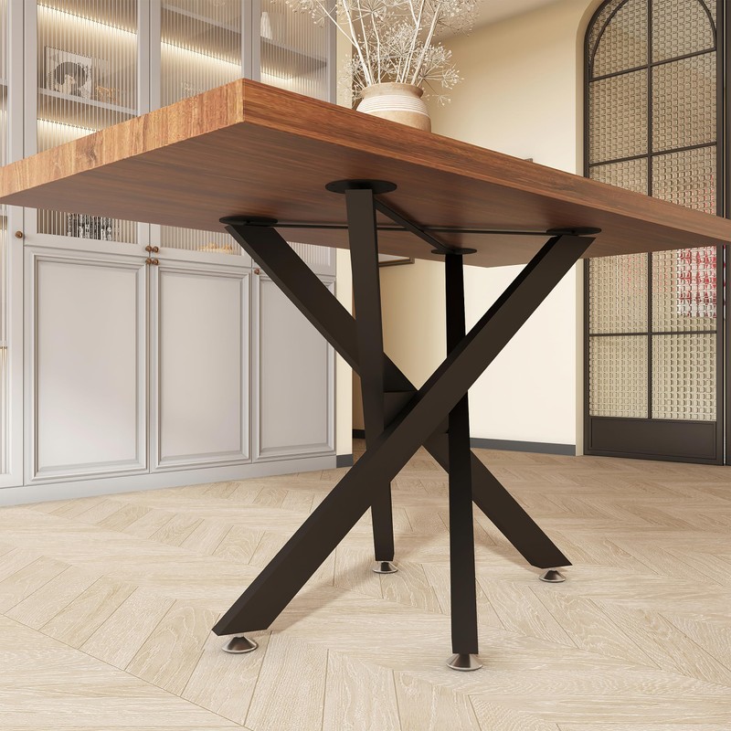 FUSHIAIPTC 30 Inch Metal Table Legs, Heavy Duty Desk Legs