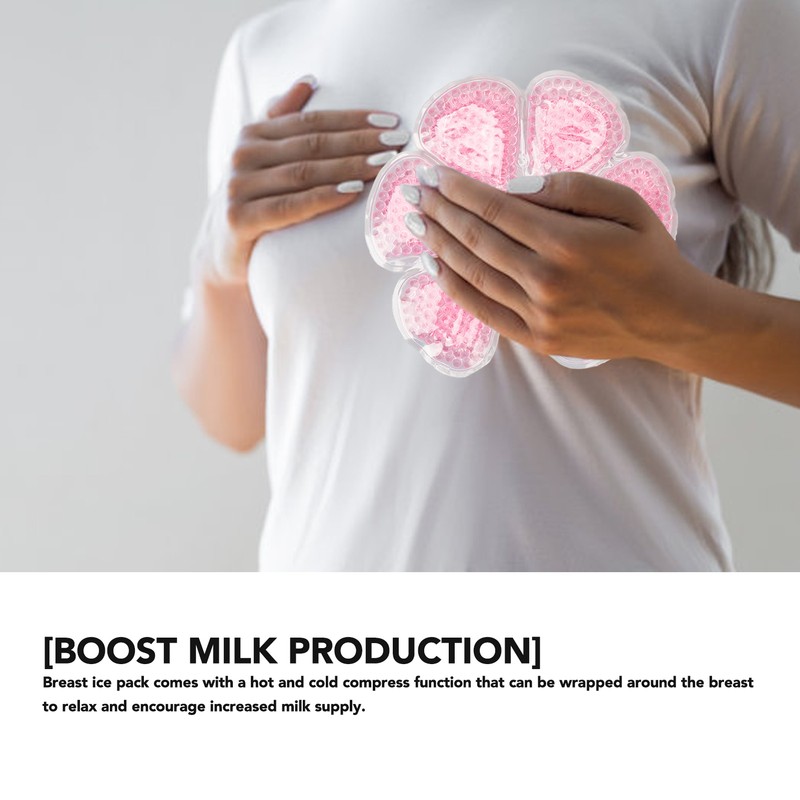 Hot Cold Breast Gel Bead Pack Boost Milk Production Eliminate