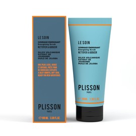 Plisson - Face Scrub for Men - All Skin Types - 97% Ingredients of Natural Origin, Volcanic Dioxide, Housessian Extract and Jojoba Oil - 100ml