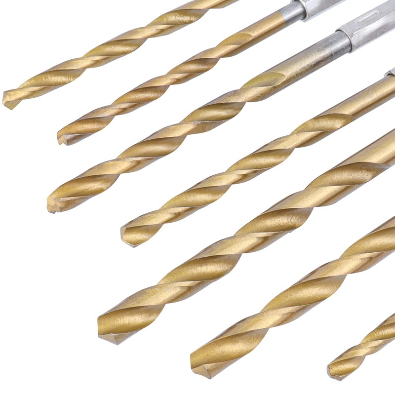 Bestgle 13 Piece Hex Shank Drill Bit Tip Set, Chamfer Hole