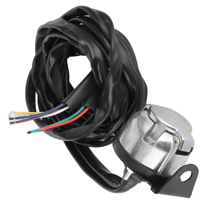 Trailer Connection, 7 Pin Connection Socket, Qiilu Trailer Socket Cable,