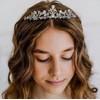 KOMUNJ Women's Bridal Tiara Crown Rhinestone Tiara Crown Crystal Wedding