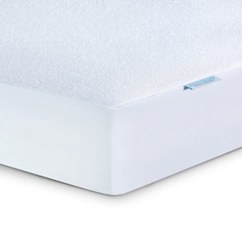 ProtectMySleep® Cotton Terry Mattress Protector - 5-Sided, 100% Waterproof, Hypoallergenic Mattress Cover (Queen)