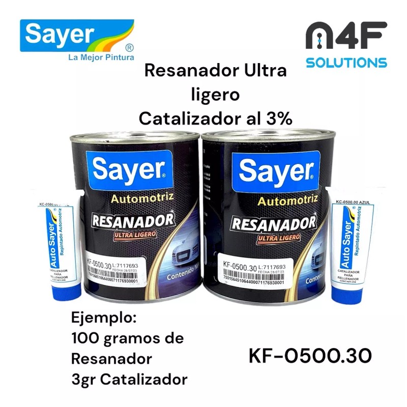 RESANADOR ULTRALIGERO AUTOMOTRIZ Kit Resandor Automotriz Ultraligero Kf.0500.30 2 Pzas