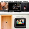 2.4 Inch Video Doorbell 145 Degree Peephole Viewer Video Eye