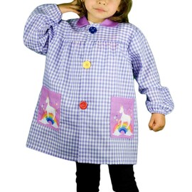KLOTTZ Girls Unicorn Dressing Gown, Lavandel.