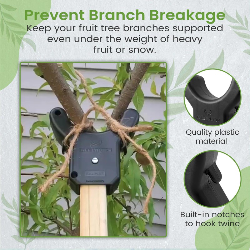 Kalinar Tree Crutch (1-Pack) - Durable Support for Fruit Tree
