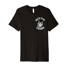 Funny Death To My Teens R.I.P Turning Twenties 20th Birthday Premium T-Shirt