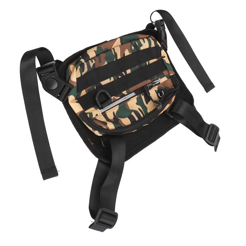 Sports Vest Chest Bag Lightweight Breathable Adjustable Strap Running Vest