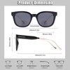 E & R Elegant Rabbit Bifocal Reading Sunglasses for Women
