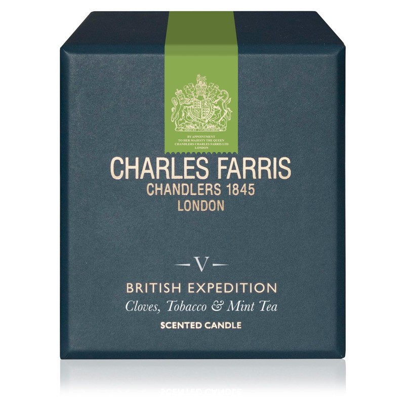Charles Farris Luxury Scented Candle – 1 Wick, Hand-Poured, Long