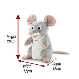 Trudi TUD29913 Puppe Maus, 23 x 15 x 15 cm