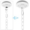 ECUDIS Light Fixture Canopy Kit, 5 Inches Diameter and 6