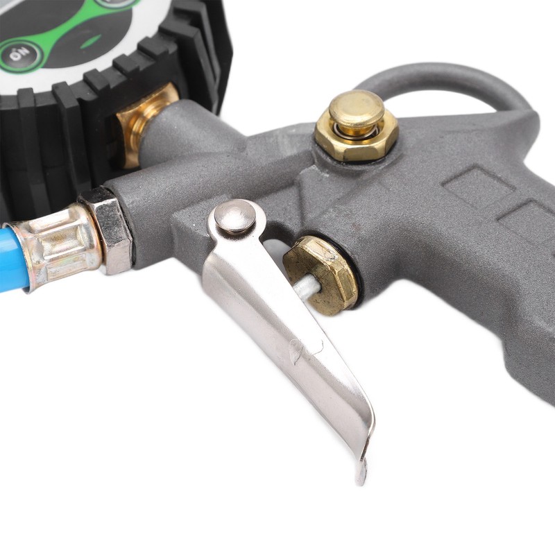 Digital Tire Inflator Pressure Gauge Backlight 0‑230PSI Zinc Alloy Meter