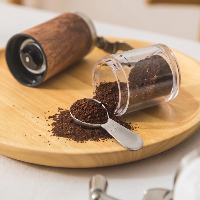 3PCS Stainless Steel Coffee Scoop Set, Short Handle Measuring Scoop