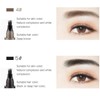 Tukefev 4 Point Eyebrow Wear Waterproof Explanatory Fading Eyebrows