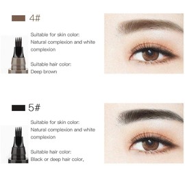 Tukefev 4 Point Eyebrow Wear Waterproof Explanatory Fading Eyebrows