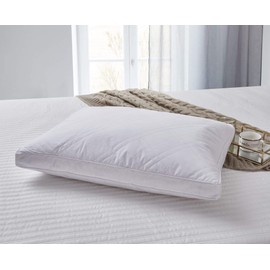 Blue Ridge Home Fashions 233 Thread Count Quilted White Goose Feather (2 Pack) Bed Pillows, King