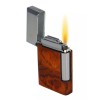 BRIZARD & CO ETERNAL DOUBLE SOFT FLAME CIGAR LIGHTER ROSEWOOD