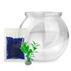 Newpol Mini Plastic Aquarium Starter Kits, Fish Tank (0.8Gallon/ 3L)