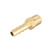 sourcing map Brass Metric Male to Barb Hose Connector 6mm