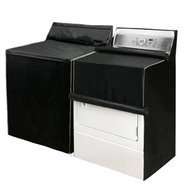 MRPAPA 2Pack Washer and Dryer Covers, Washing Machine Covers Waterproof Dustproof Laundry Dryer Protect Cover, Zipper Design Sunproof washer and dryer covers for the top and Front load Washer/Dryer