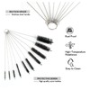 12 Pack Glass Tube Pipe Cleaner Brush Set, 17 Inch
