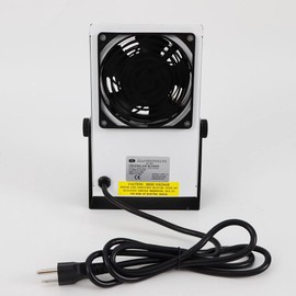 Anti-Static Ionizer Machine, 110V/60Hz Ionizing Air Blower Fan Discharge Desktop ESD Static Eliminator Adjustable Wind Speed Electricity Elimination Fan