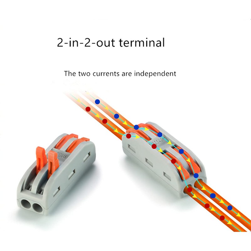 Dongge Quick Connect Terminal Conductor Compact Connectors Lever Wire Nut