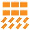 Aleric 200Pieces Plastic Razor Blades, Double Edged Plastic Blade for