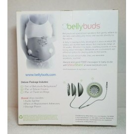 BellyBuds Headphones Baby Deluxe Package 4 Adhesives