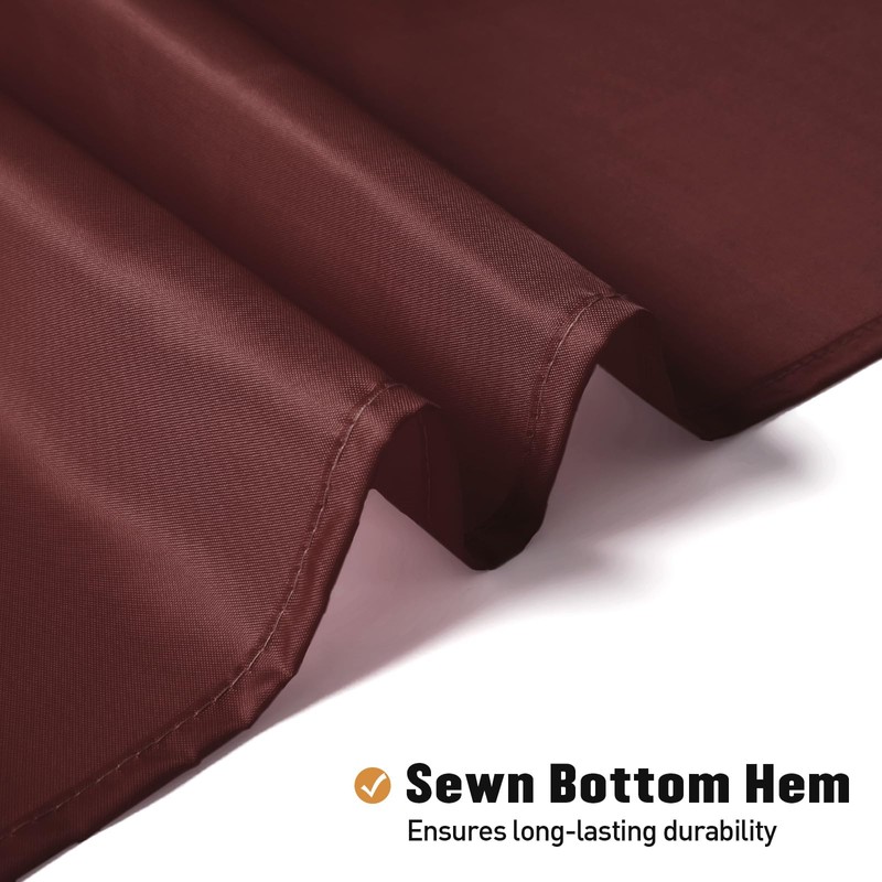 MitoVilla Extra Long Shower Curtain Liner - 72 x 84