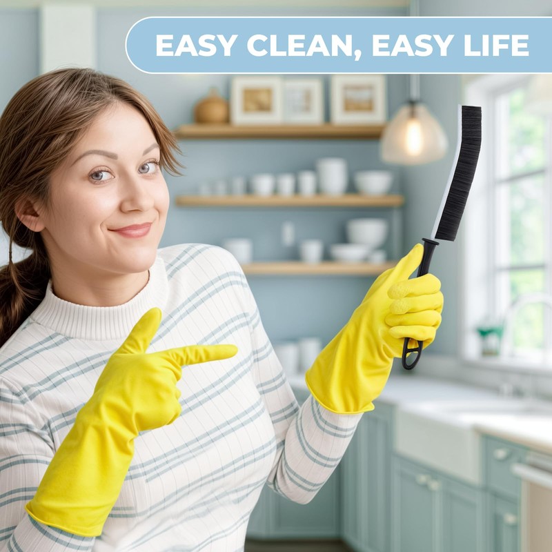 FOOGWEE Crevice Cleaning Brush - Cleaning Brushes for Small Spaces