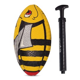 Optimum Stinger Rugby Ball - Balanced and Responsive for Accurate Handling and Kicking of Top-Performing Rugby Balls - Perfect for Training and Gameplay - 2-Ply 410g Ball - Size 4 - With Pump